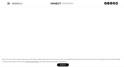 Desktop Screenshot of honeststrategy.com